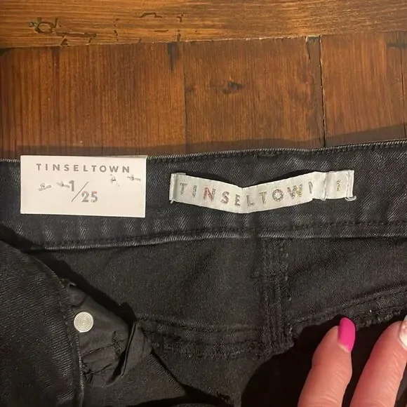 NWT Tinseltown Jean Mini Skirt Size 1 - Picture 4 of 10
